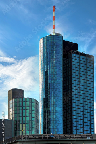 The Main Tower is a 200 m (656 ft) skyscraper in the downtown district of Frankfurt, Germany. The tower has two public viewing platforms