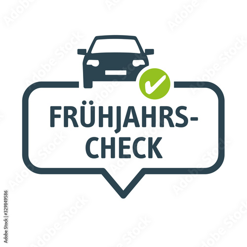 Frühjahrs-Check Vektor Illustration