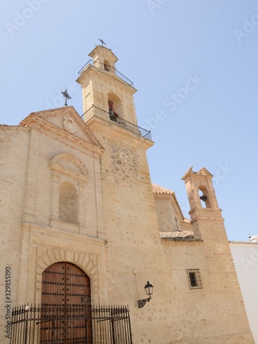 Bel tower  in Antequera, Andalusia, Spain