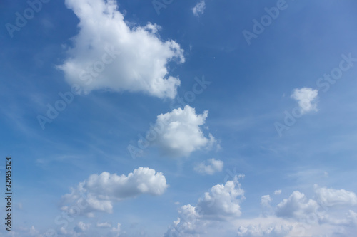 blue sky with clouds © phalakon