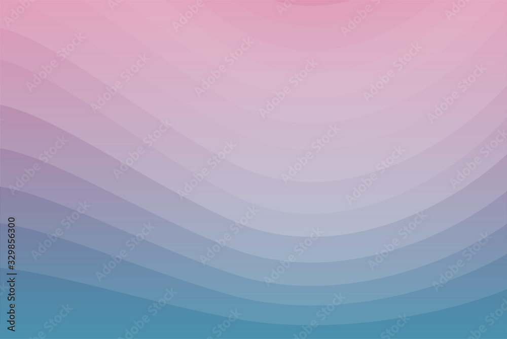 Fototapeta premium Abstract waved lines gradient illustration background beautiful color combinations