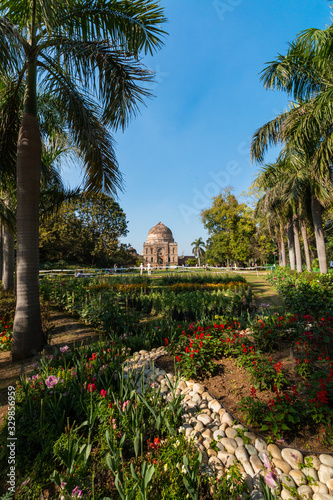 Photography Panoramic view of Shisha Gumbad, Lodhi Garden, New Delhi, India