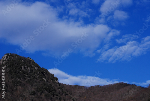 Italia : Paesaggio montano,Campania,10 Marzo 2020.