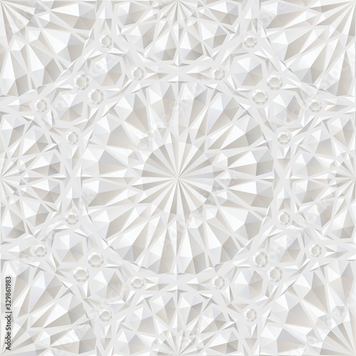 stock vector illustration art arabic white seamless extrusion pattern