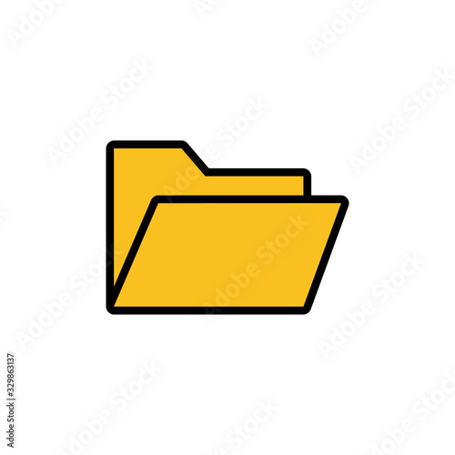 Archive folders vector icon isolated on white background. binders vector icon