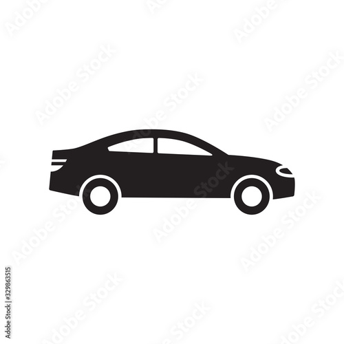 car icon in trendy flat design