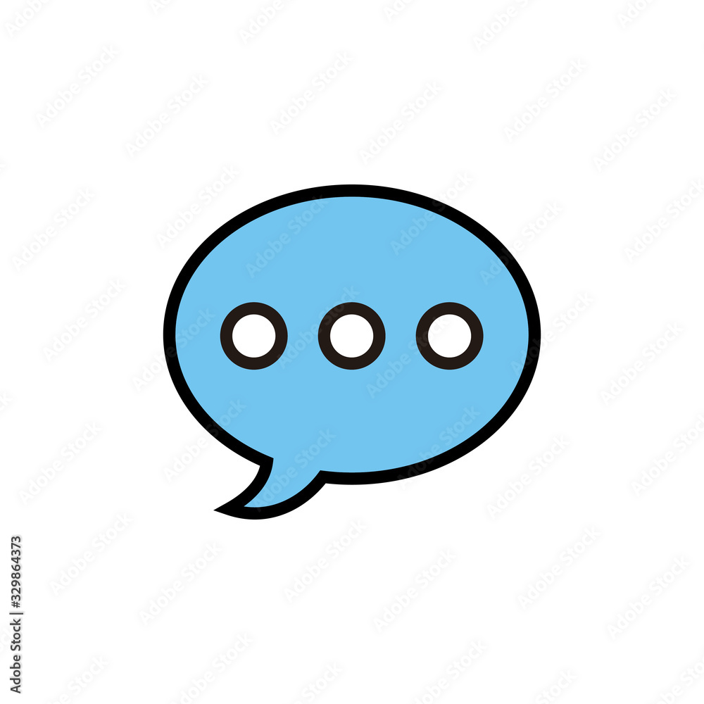 Chat icon isolated on white background. Chat vector icon. Speech bubble Chat icon isolated on white background. Chat vector icon. Speech bubble