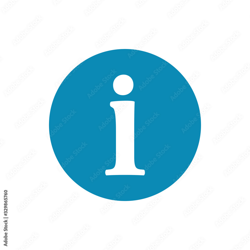 Info sign. Information icon isolated on white background. About us Info sign. Information icon isolated on white background. About us