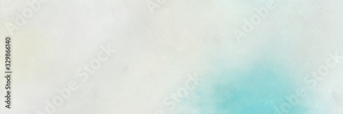 light gray, sky blue and light blue colored vintage abstract painted background with space for text or image. can be used as horizontal background graphic