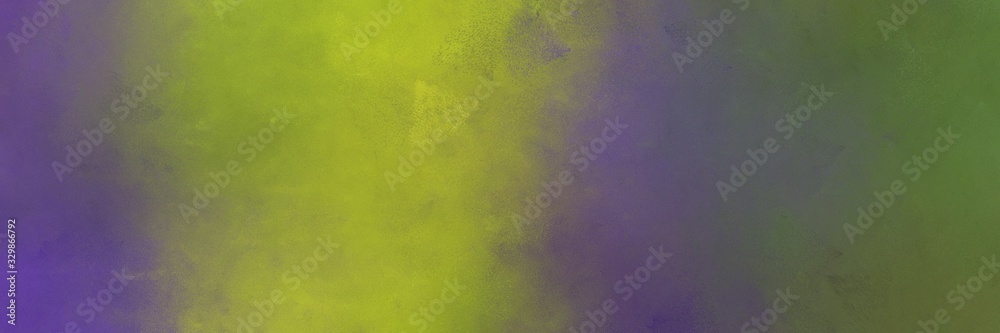 abstract painting background graphic with pastel brown, dim gray and yellow green colors and space for text or image. can be used as horizontal header or banner orientation