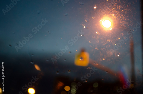 window rain