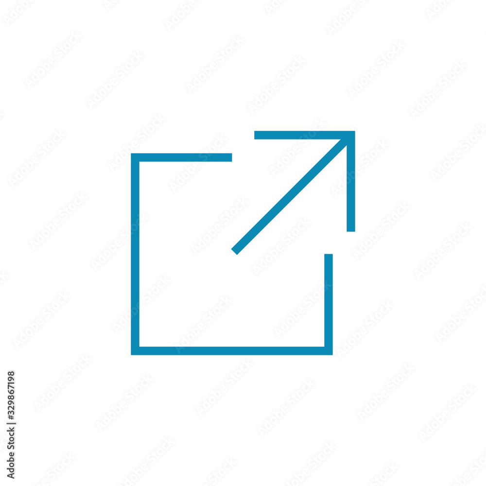 Link icon isolated on white background. Link vector icon. External link symbol vector icon. Hyperlink symbol Link icon isolated on white background. Link vector icon. External link symbol vector icon. Hyperlink symbol
