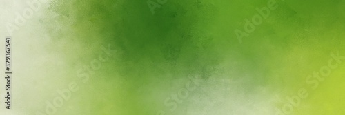 moderate green and olive drab color background with space for text or image. vintage texture, distressed old textured painted design. can be used as horizontal background graphic