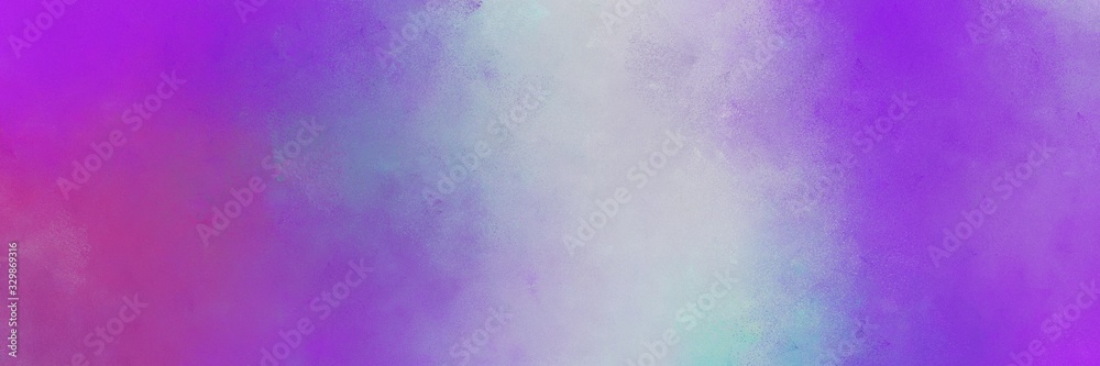 vintage texture, distressed old textured painted design with moderate violet and pastel blue colors. background with space for text or image. can be used as horizontal background graphic