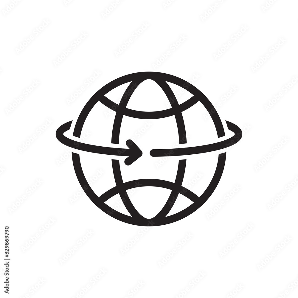 illustration of world icon, globe vector icon, flat design best globe icon illustration of world icon, globe vector icon, flat design best globe icon