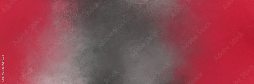 vintage abstract painted background with dark moderate pink, firebrick and old mauve colors and space for text or image. can be used as horizontal background graphic