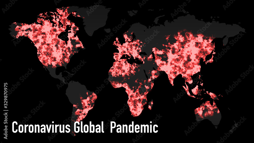 World map coronavirus pandemic . Covid19