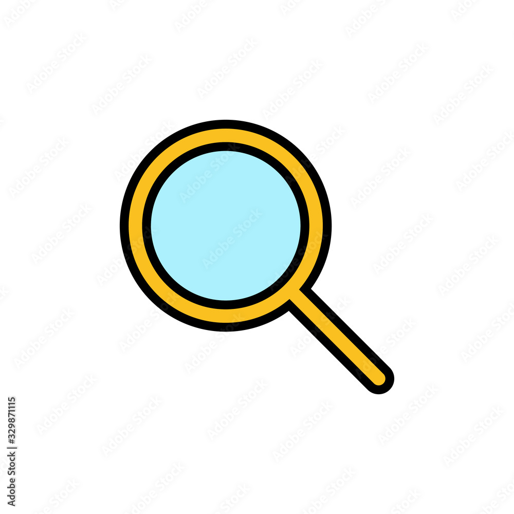 Search icon isolated on white background. Glass vector icon. search magnifying glass icon. Find Search icon isolated on white background. Glass vector icon. search magnifying glass icon. Find