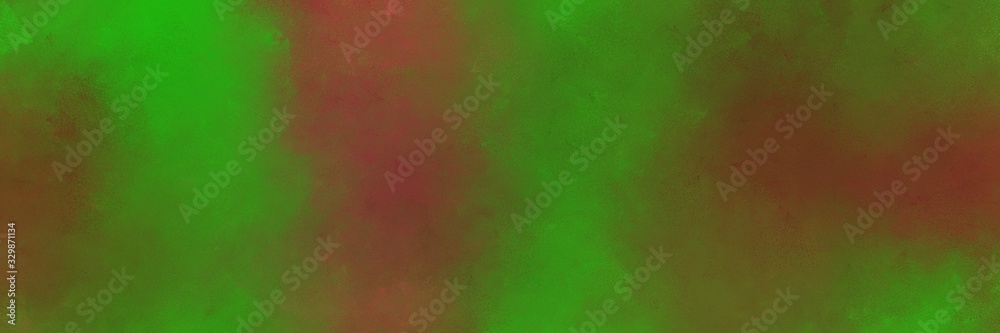 abstract painting background graphic with dark olive green and forest green colors and space for text or image. can be used as horizontal background graphic