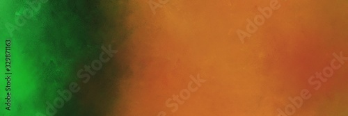 Wallpaper Mural abstract painting background texture with coffee, very dark green and forest green colors and space for text or image. can be used as horizontal background graphic Torontodigital.ca