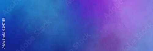 Panel kuchenny z motywem old color brushed vintage texture with strong blue, medium purple and slate blue colors. distressed old textured background with space for text or image. can be used as header or banner