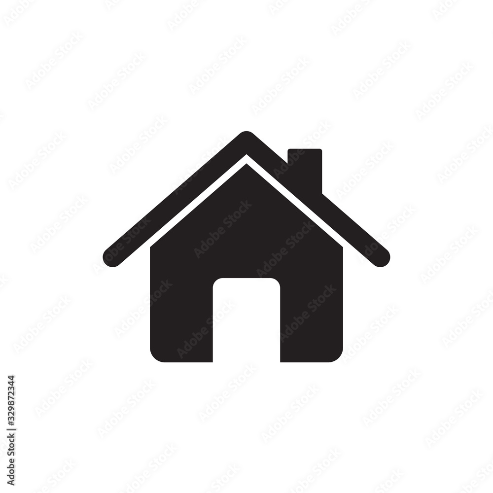 house icon in trendy flat style house icon in trendy flat style