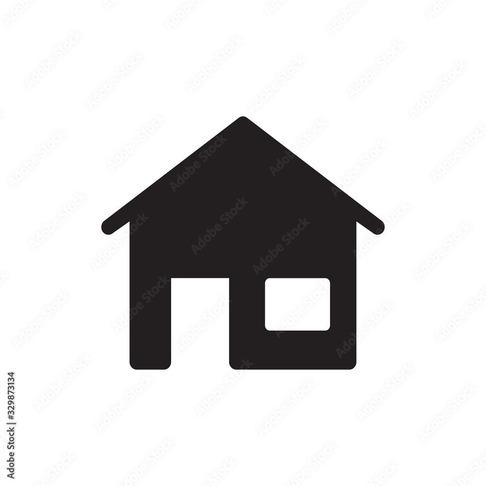 house icon in trendy flat style