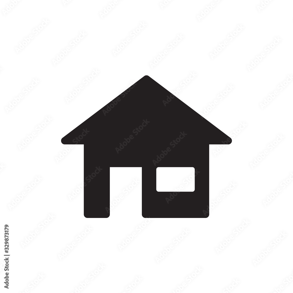 house icon in trendy flat style house icon in trendy flat style