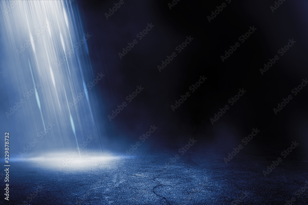 Texture dark concentrate floor with mist or fog Texture dark concentrate floor with mist or fog