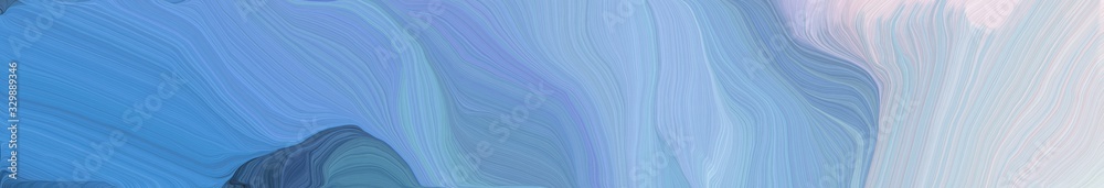 wide colored banner with waves. elegant curvy swirl waves background illustration with corn flower blue, light gray and light blue color wide colored banner with waves. elegant curvy swirl waves background illustration with corn flower blue, light gray and light blue color