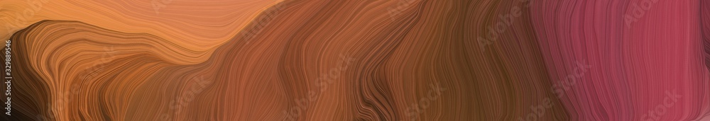 landscape banner with waves. modern curvy waves background design with brown, peru and moderate red color landscape banner with waves. modern curvy waves background design with brown, peru and moderate red color