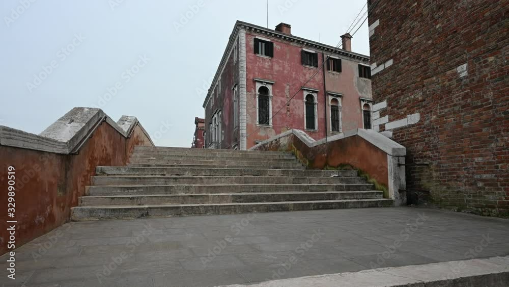 March 2020, Venice-Italy, Walking through the monuments of the ancient city of Venice at the time of the coronavirus, between closed shops and the absence of tourists March 2020, Venice-Italy, Walking through the monuments of the ancient city of Venice at the time of the coronavirus, between closed shops and the absence of tourists
