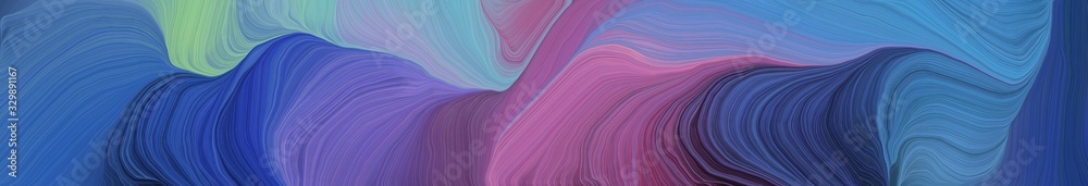 landscape orientation graphic with waves. abstract waves design with teal blue, steel blue and mulberry color landscape orientation graphic with waves. abstract waves design with teal blue, steel blue and mulberry color