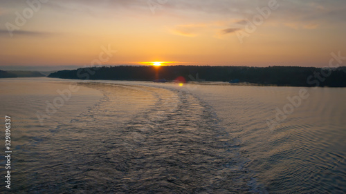 Islands of Scandinavia Sweden sunrise Baltic sea