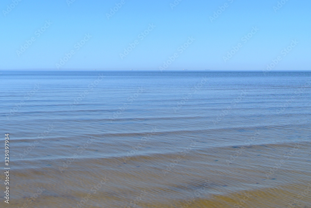 Baltic sea blue water blue sky dunes Baltic sea blue water blue sky dunes