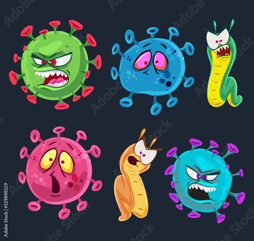 covid-19 set illustration
