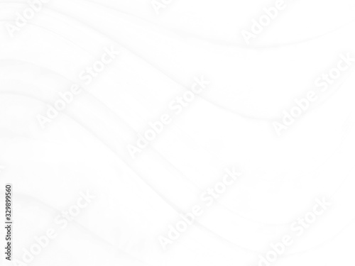 Abstract soft waves of white fabric highlights future background.
