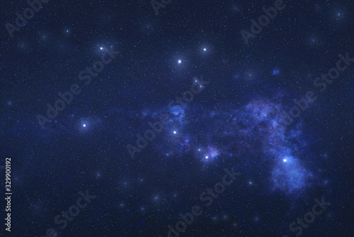 Pegasus Constellation in outer space. Pegas constellation stars on the night sky. Elements of this image were furnished by NASA