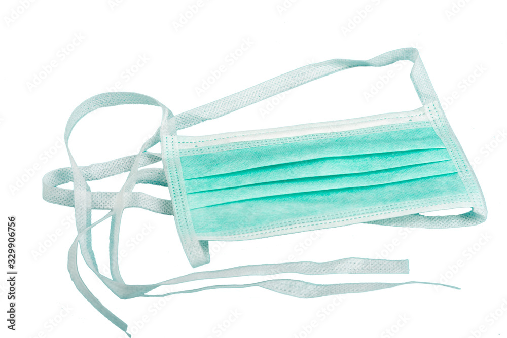 medical mask isolated on white background medical mask isolated on white background