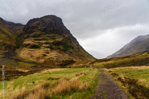 Scottish Highland Mountains - Three Sisters Summit © Christopher