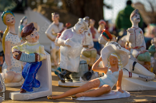 porcelain vintage figurines. soviet art
