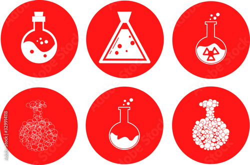 Set of professional vector poison icons. Poison symbol that can be used for any platform and purpose. High quality poison illustration. Danger grunge vector signs. radiation sign, poison sign.