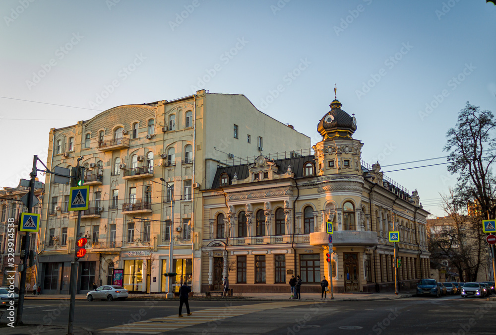 Streets of Rostov-on-Don. city ​​center