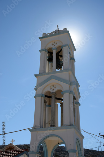 Glockenturm der Kirche auf Pserimos photo