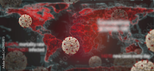 symbolic image virus cell a...