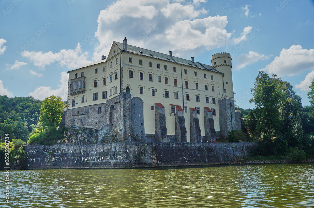 Orlik Castle above the Vltava River