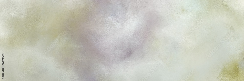 Obraz premium painted decorative horizontal background header with pastel gray, dark gray and rosy brown color