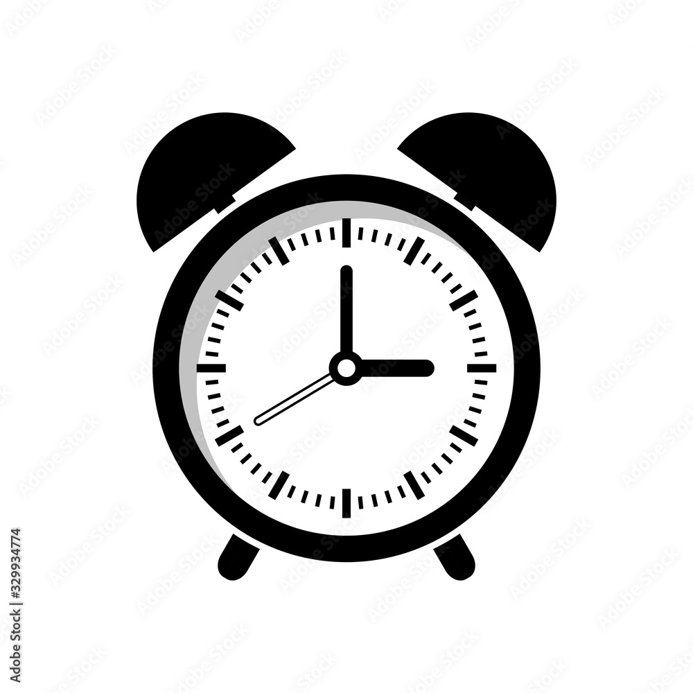 alarm clock icon. vector illustration alarm clock icon. vector illustration