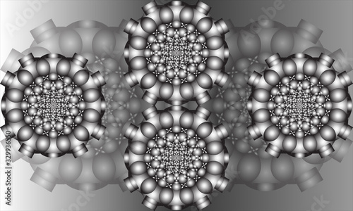 illustration image graphic of abstract   background. Decorative round ornament. mandala design