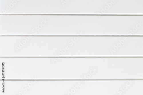 white wooden boards in horizontal position, for background or sample carpentry and construction work
